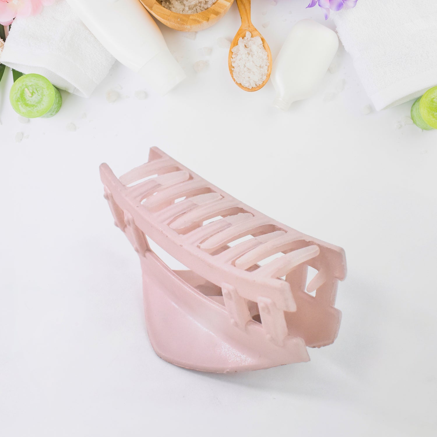 Plastic Hair Clamp Grip, Simple Matte Hair Barrette Clamp (1 Pc) Plastic Hair Clamp Grip, Simple Matte Hair Barrette Clamp (1 Pc)